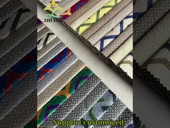 LIXIANG ผู้ออกแบบใหม่ Jacquard Velvet ดอกไม้ ผ้าพิมพ์ดิจิตอลสําหรับตกแต่งโซฟา