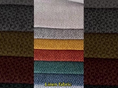 LIXIANG ผู้ออกแบบใหม่ Jacquard Stamped ลินน้าเทิร์กเนื้อผ้าเทิร์กเนื้อผ้าสําหรับโซฟา