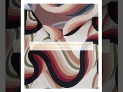 แฮงโจว 100% โพลิเอสเตอร์ ดีไซน์ใหม่ ฮอลแลนด์ แวลเวท ดิจิตอลพิมพ์สําหรับผ้าโซฟา อินโดนีเซีย