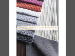 LiXiang 100%พอลิเอสเตอร์ ลดเส้น สรรค์ใหม่ เนื้อผ้าเชนิลล์สําหรับโซฟา