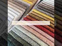LIXIANG TEXTILE ผ้าโซฟา 100% สายพอลิเอสเตอร์ สีผ้าบ้าน สําหรับโซฟา