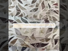100%พอลิเอสเตอร์ สินค้าหรู คุณภาพสูงของ Jacquard ผ้าม่านผ้าหน้าต่าง