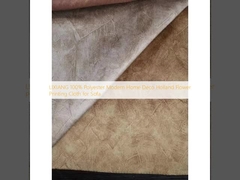 LIXIANG 100% โพลิเอสเตอร์ โมเดิร์น โฮมเดโก ฮอลแลนด์ ดอกไม้พิมพ์ผ้าสําหรับโซฟา