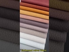 โมชาหรู โมช่าเอ็มบอส แวลเวท ดอกไม้ พิมพ์แบบดิจิตอล เนื้อผ้าสําหรับโซฟา