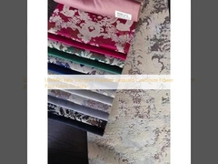 LIXIANG ผู้ออกแบบใหม่ โพลิเอสเตอร์ แจ็คการ์ด ปรับแต่งผ้าพิมพ์ดอกไม้สําหรับโซฟา