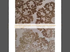 LIXIANG ดามัสกัสตัดแวลเวท พอลิเอสเตอร์สายรุ้ง Wholesale Fabric สําหรับโซฟา