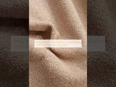 ผ้าเท็ดดี้ขนแกะ--- ความสง่างามในผ้ากำมะหยี่แบบห่วง โพลีเอสเตอร์ 100% สำหรับผ้าบุโซฟา