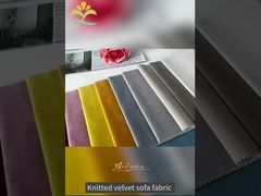 Plian knitted velvet sofa afbric