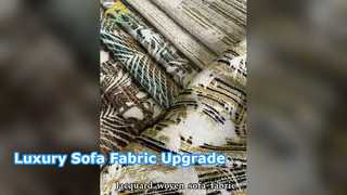 Heavy Duty Jacquard Sofa Fabric Durable Luxury