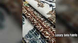 Durable Jacquard Sofa Fabric Luxury Upholstery