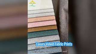400gsm Velvet Sofa Fabric For Printing