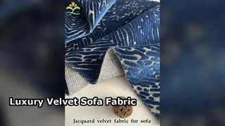 Jacquard fluwelen stof voor bank