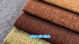 printing knitted velvet sofa fabric